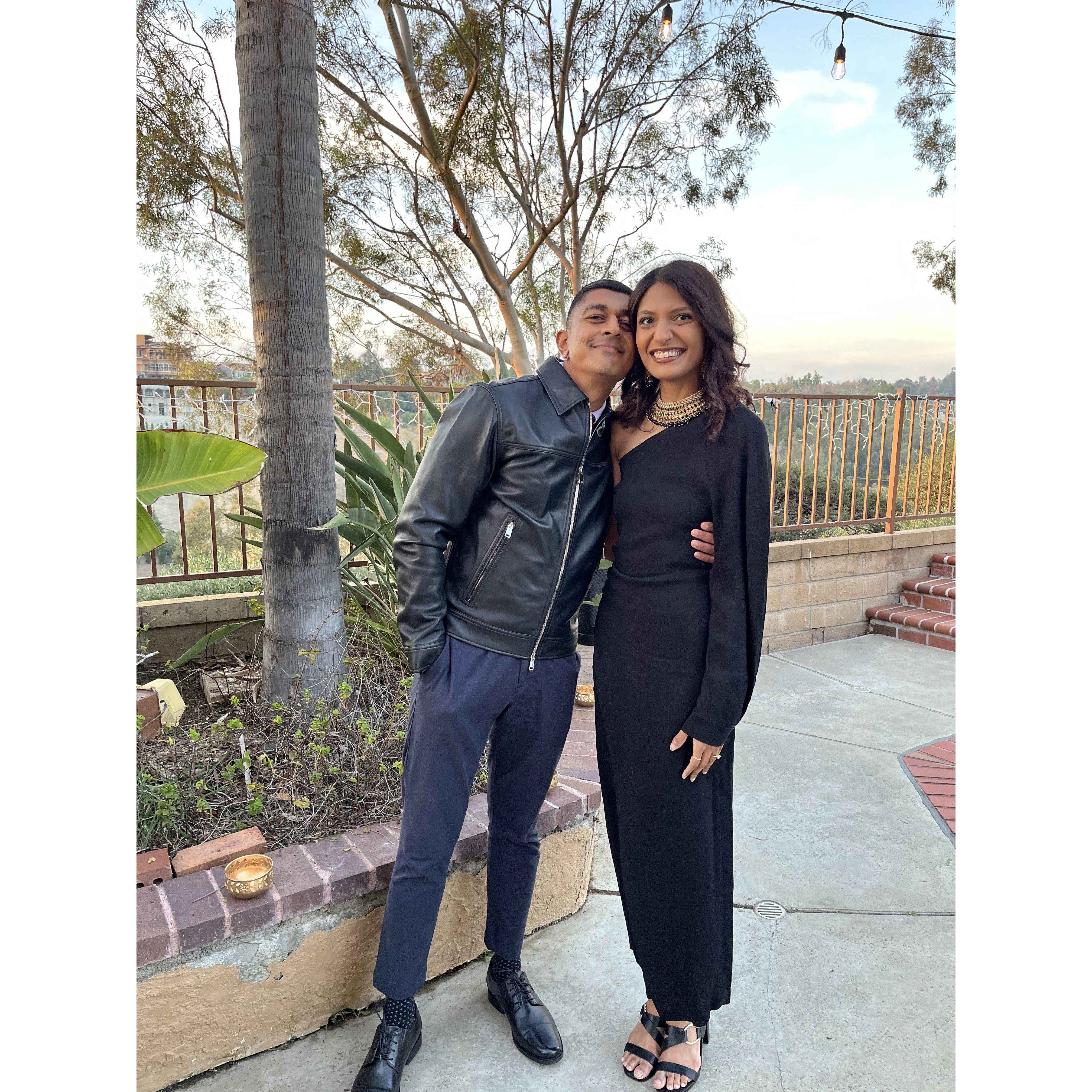 At our good friends' engagement party