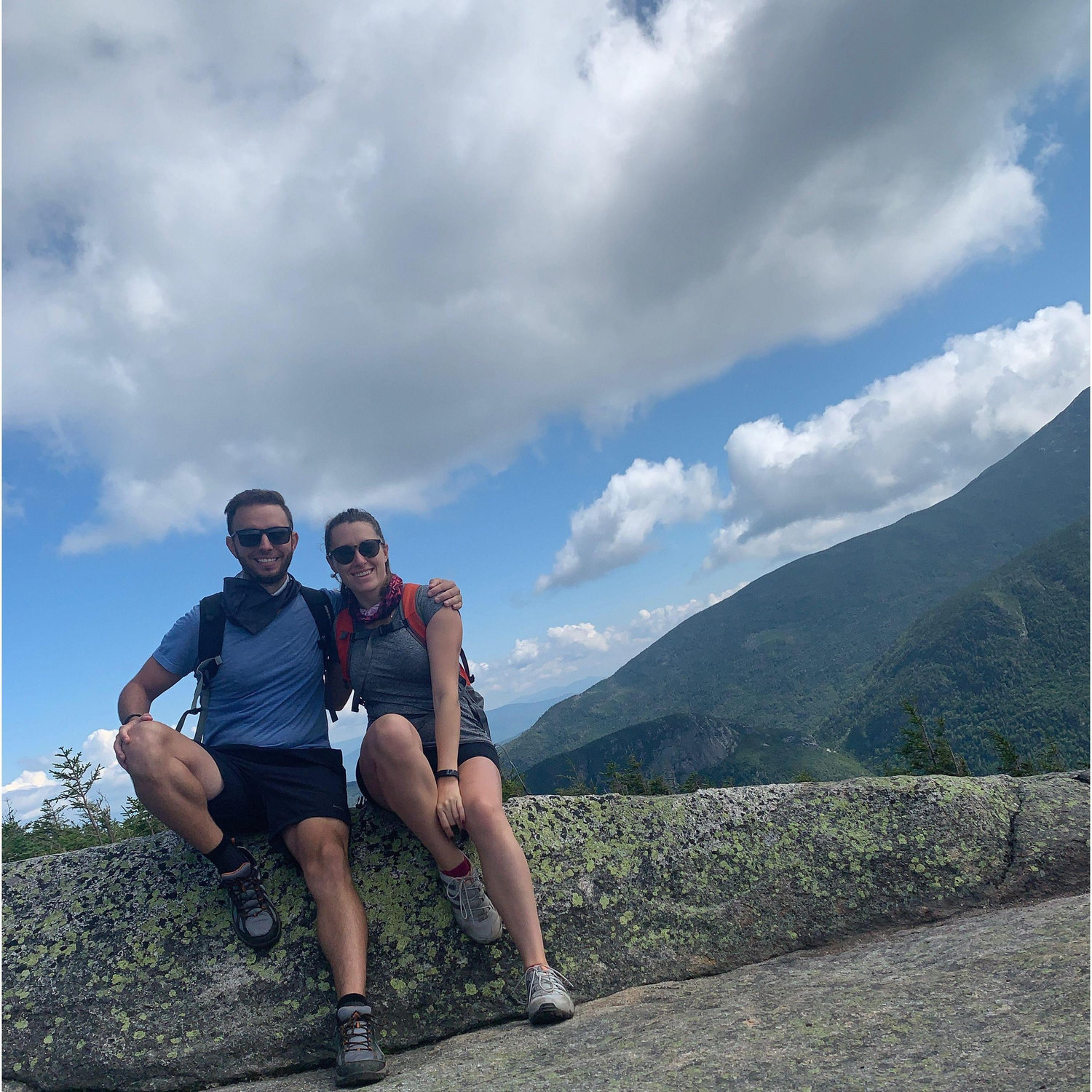 Our love for the outdoors and adventures really brought us together. With COVID quarantines, we spent most weekends exploring the best hiking around New England!