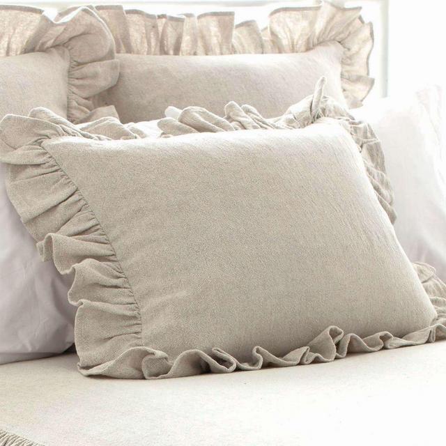Annie Selke Wilton Ruffle Sham, Standard