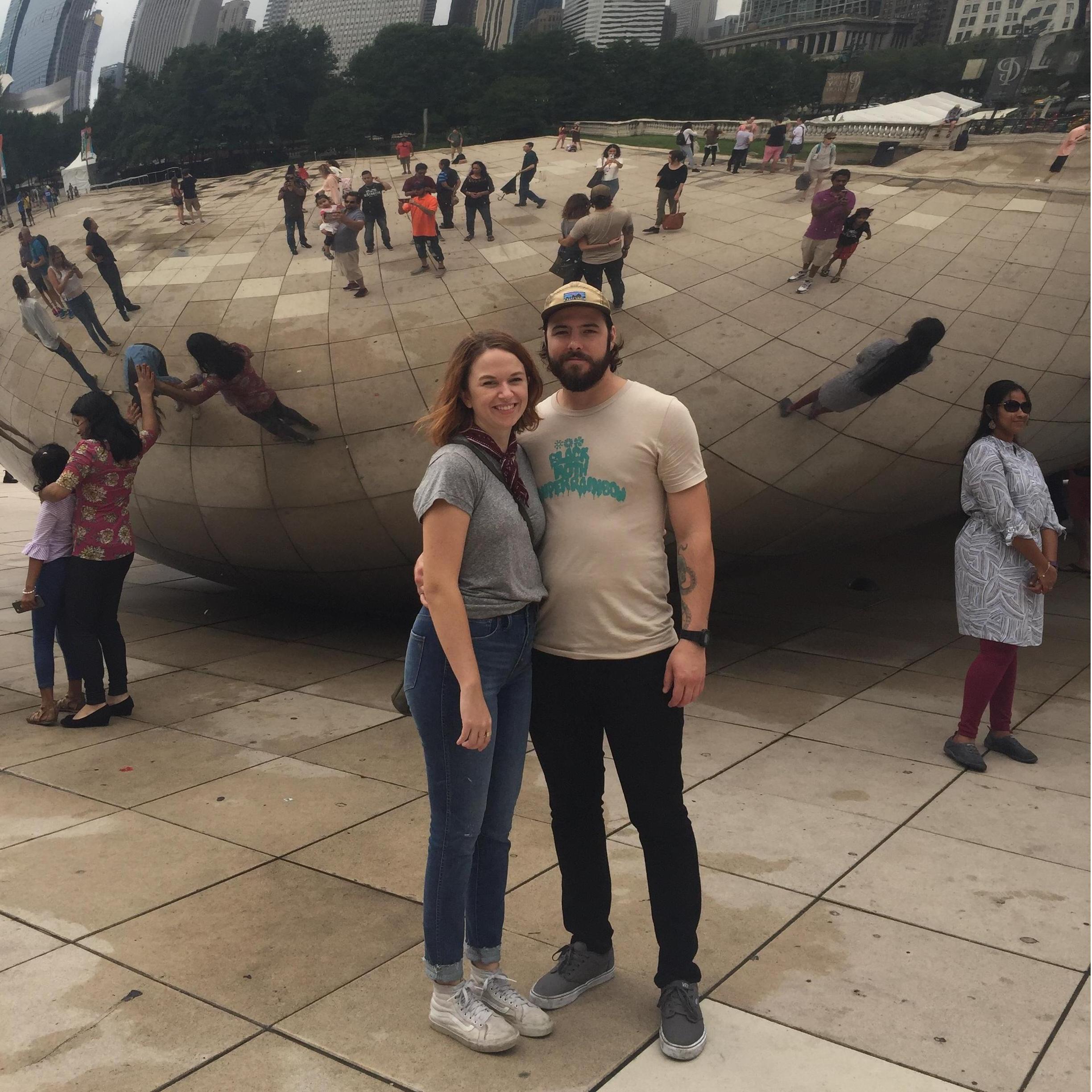Visiting the Chicago Cloud Gate