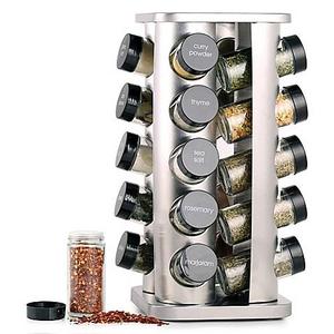 Orii Gourmet - Orii™ Gourmet Rivetto 20-Jar  Lazy Susan Spice Rack