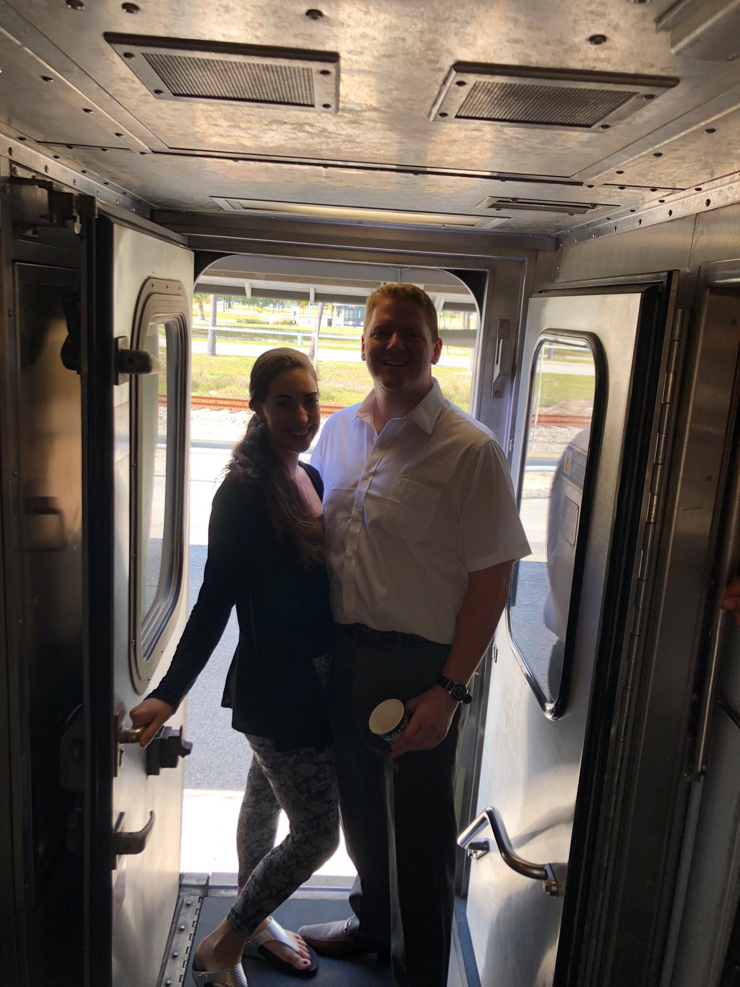Taking the train to Miami!