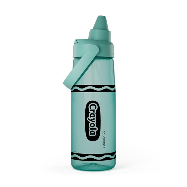 CamelBak Crayola Chug Water Bottle for Everyday Hydration, Tritan Renew Design with Chug Lid, 25oz, Aquamarine