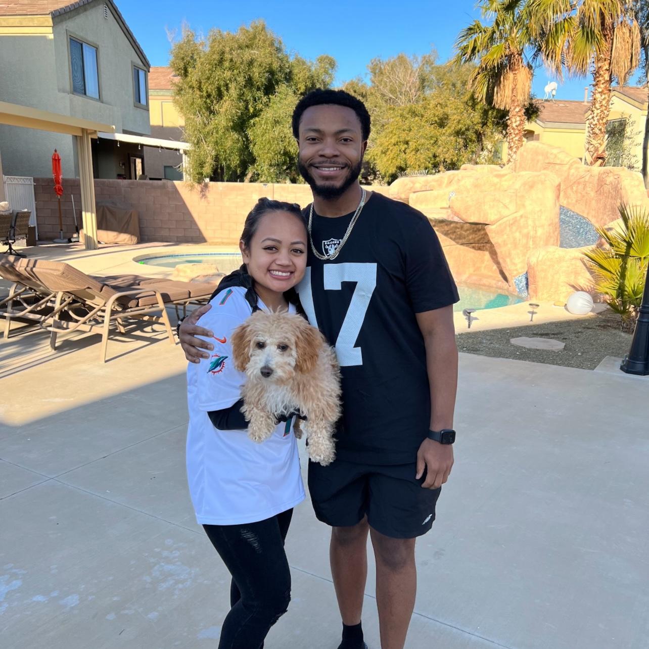 February 2023. Our first photo as a fur family