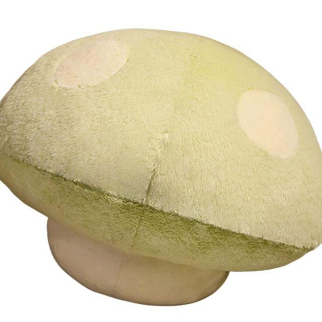HXIYAN Lovely Mushroom Pillow Cushion Home Cushion Living Room Sofa Cushion Plush Decoration (13.7in, Green)