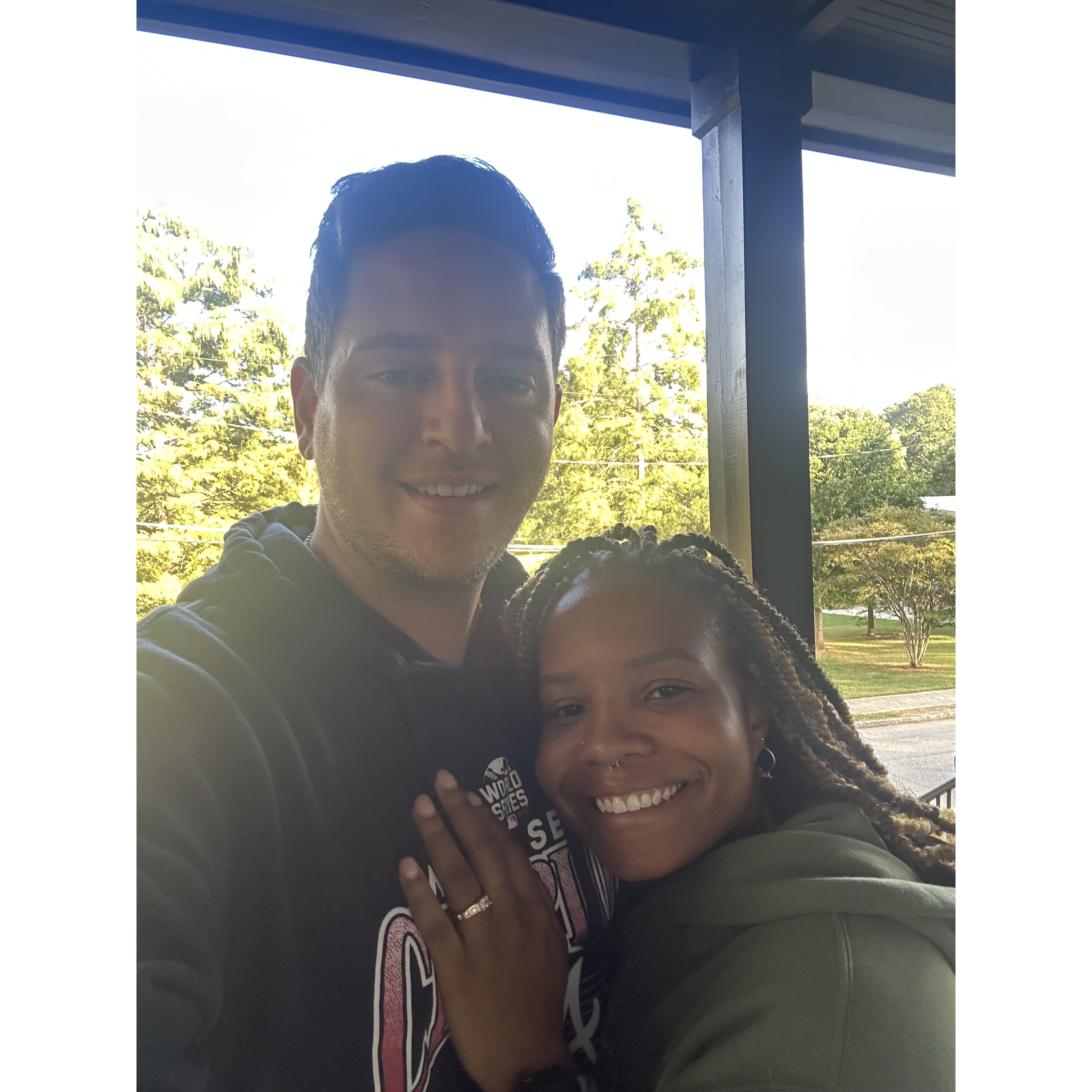 She said yes!