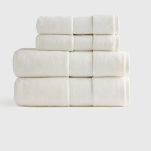 Classic Organic Turkish Cotton Bath Bundle (4 pieces) in IVORY