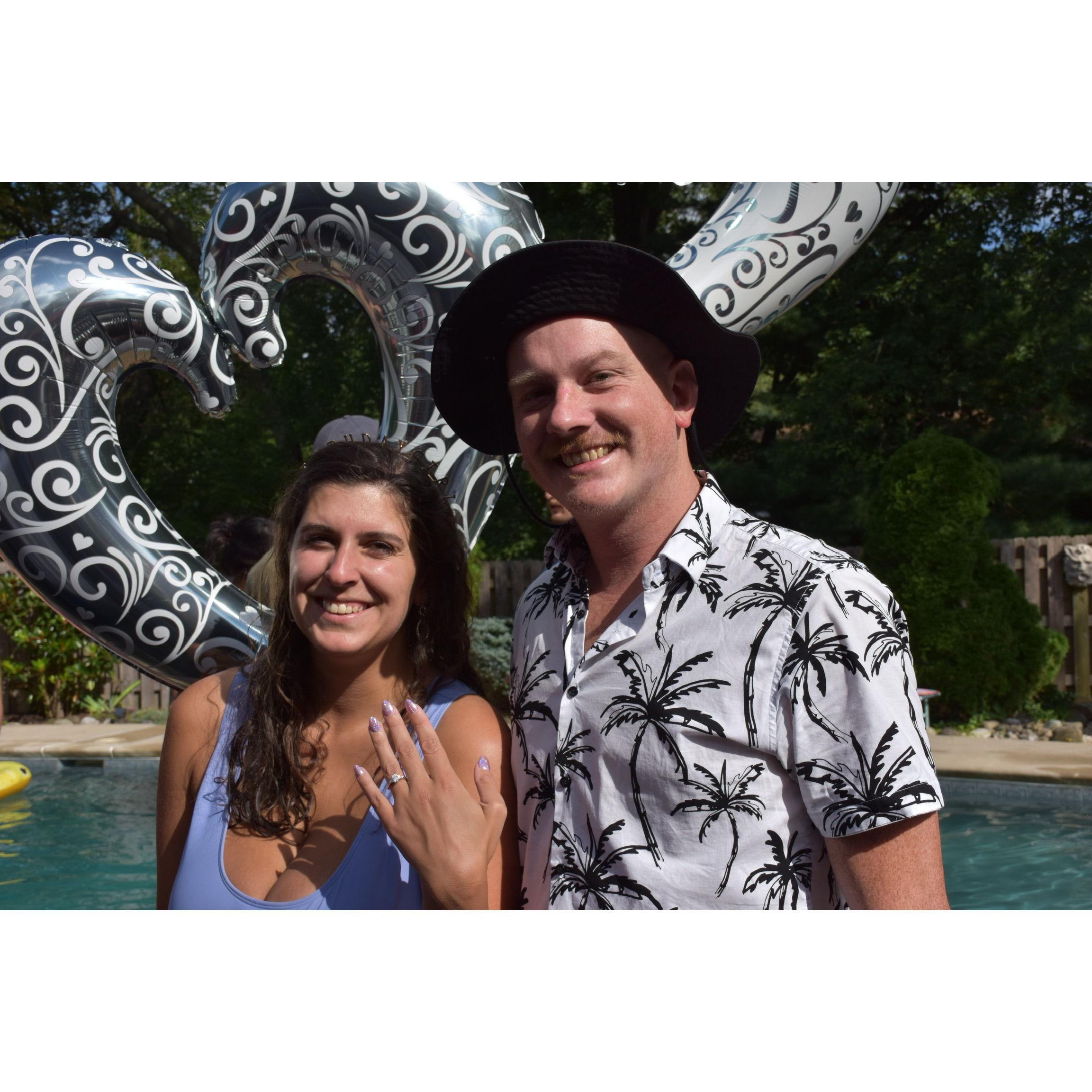 The day we got engaged! :)