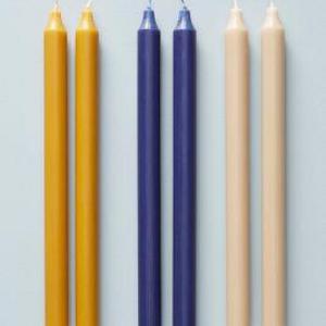 Northern Lights Smokeless Tapers, Set of 6 in Neutral