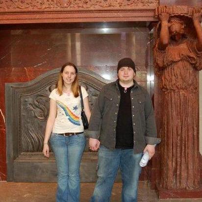 Visiting Matt's family for the first time in NYC, 2007.