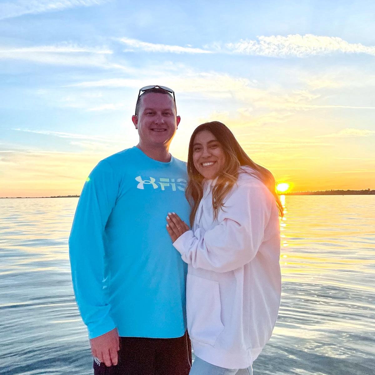 One of our first photos on the boat