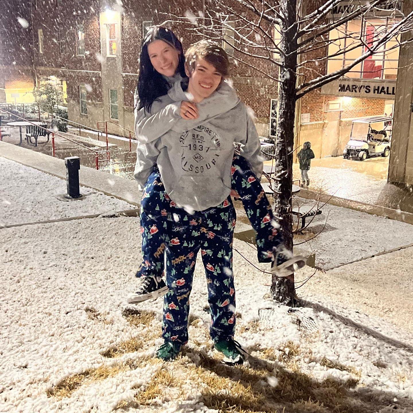 Our first snow
