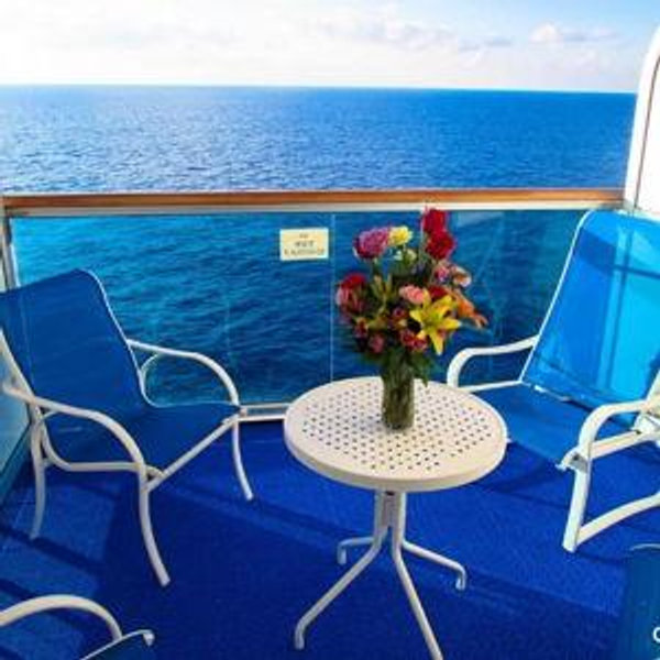 Upgrade us to a Balcony View for our Cruise!