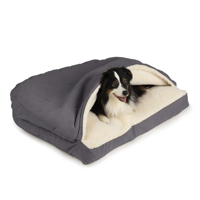 Snoozer Pet Products - Rectangle Cozy Cave Dog Bed, Available in 36 Colors and 4 Sizes