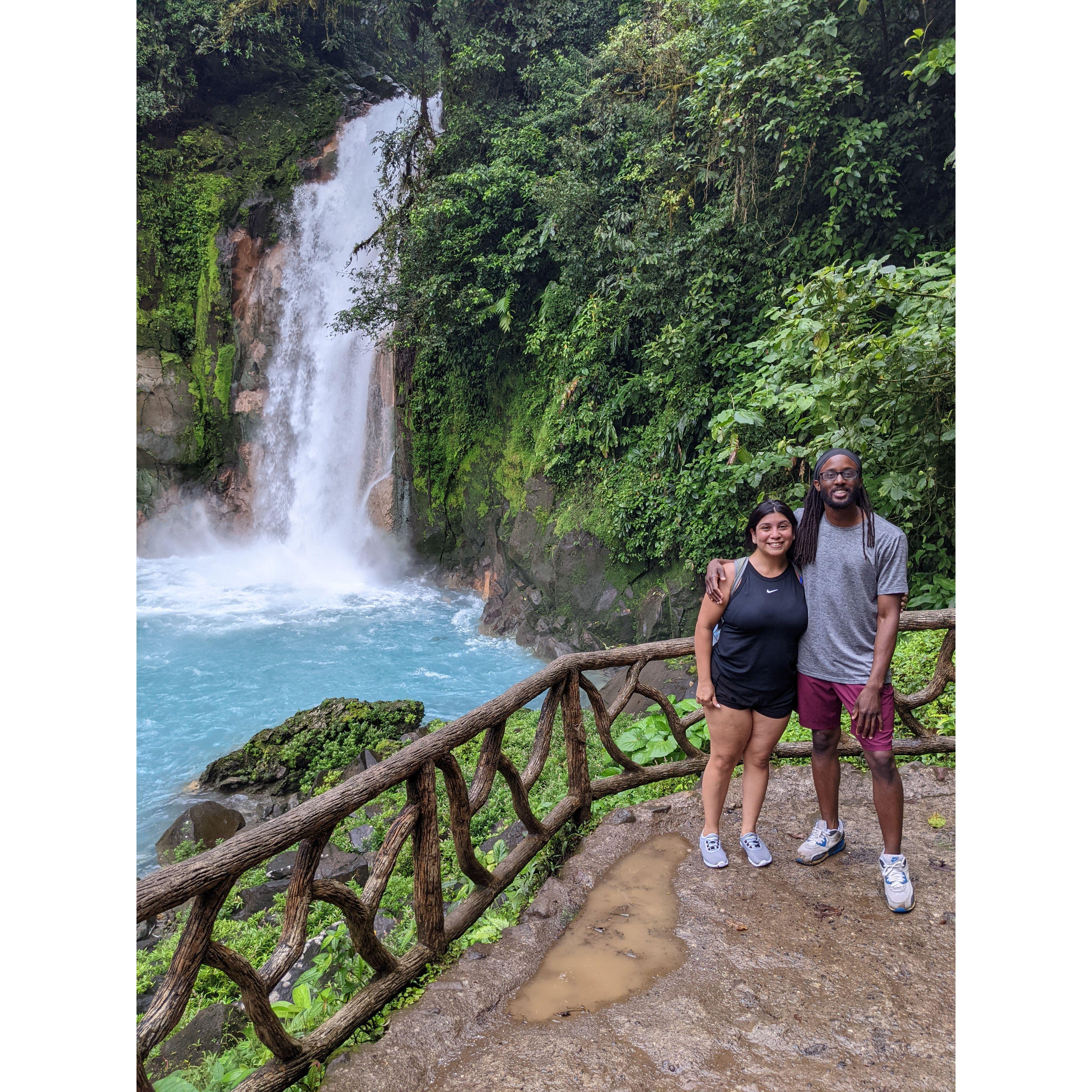 Blue Falls at Costa Rica
