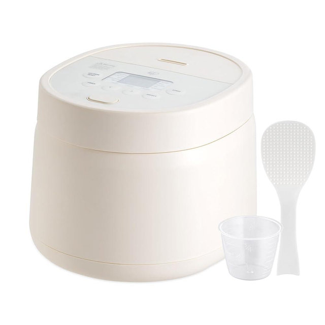 IRIS USA Electric Rice Cooker 5-Cup Uncooked/10-Cup Cooked, Kitchen Appliance with Recipe Presets, Slow Cooker, Steamer, Hot Pot, and Warming Function, Compact & Portable for Healthy Meal Prep
