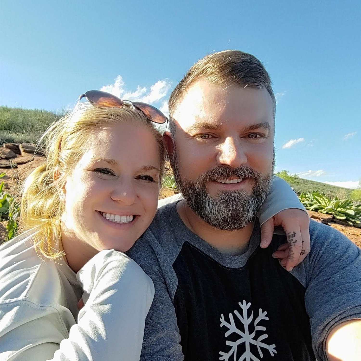 5.25.2019 - Our first picture! Kayaking at Horsetooth Reservior