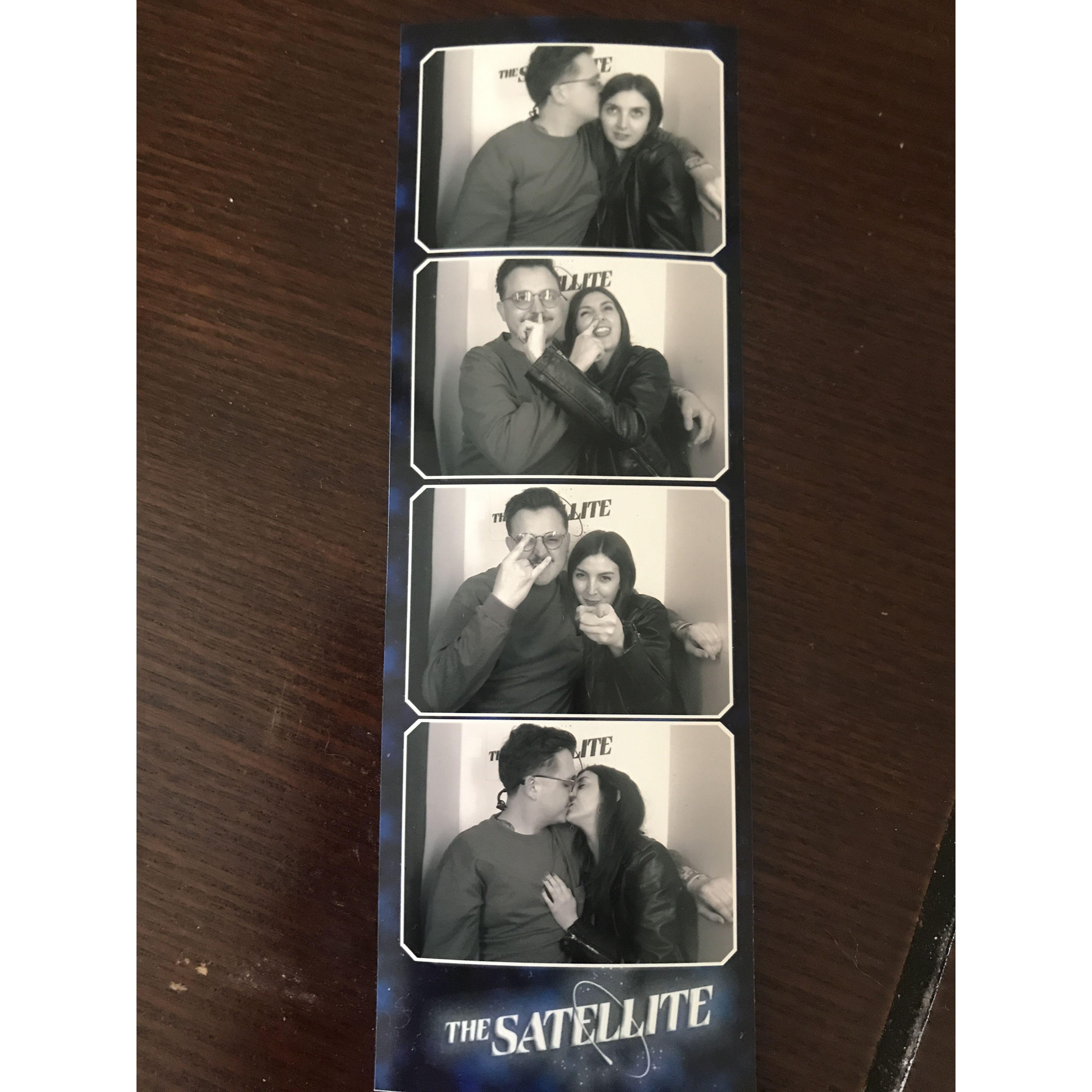 Carter's first photobooth picture ever!