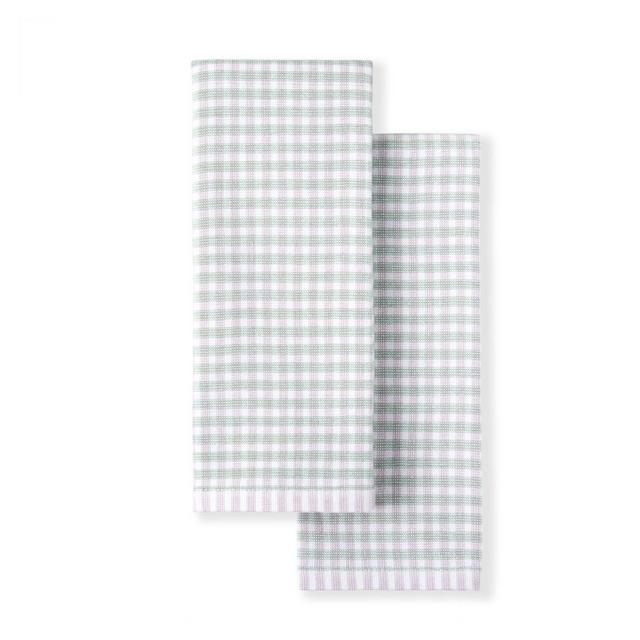 Martha Stewart 2pk Cotton Printed Kitchen Towels