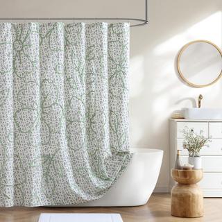 Blueberry Chenille Shower Curtain