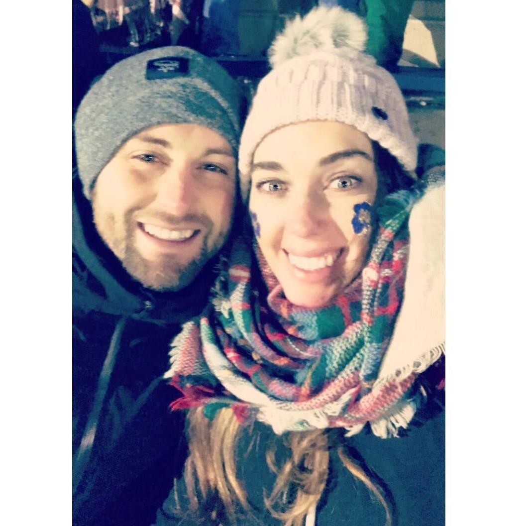 Jason's first Notre Dame football game in 20 degree weather...Go Irish! - November 2018