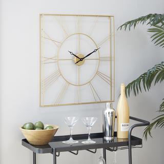 Golden Glam Wall Clock