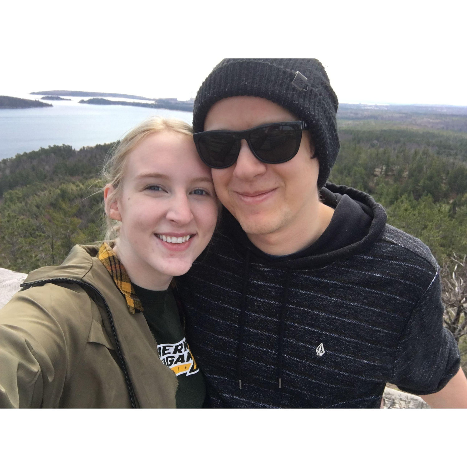 Spring 2020 - Our first hike up Sugarloaf together