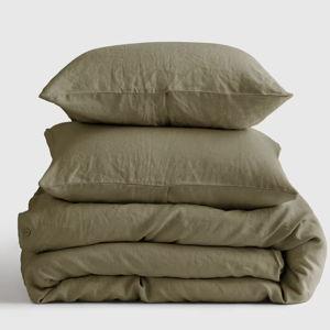 Linen Duvet Cover Set | Quince in Aloe