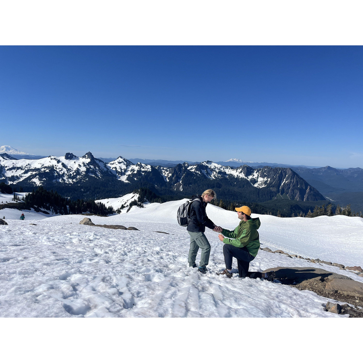 “Will you marry me?” On Mt. Rainier