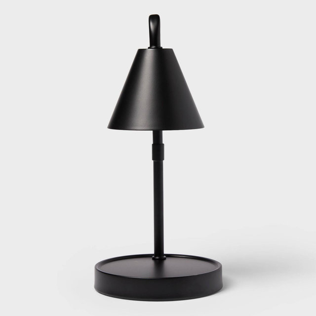 Candle Lamp Warmer Black Metal - Room Essentials™