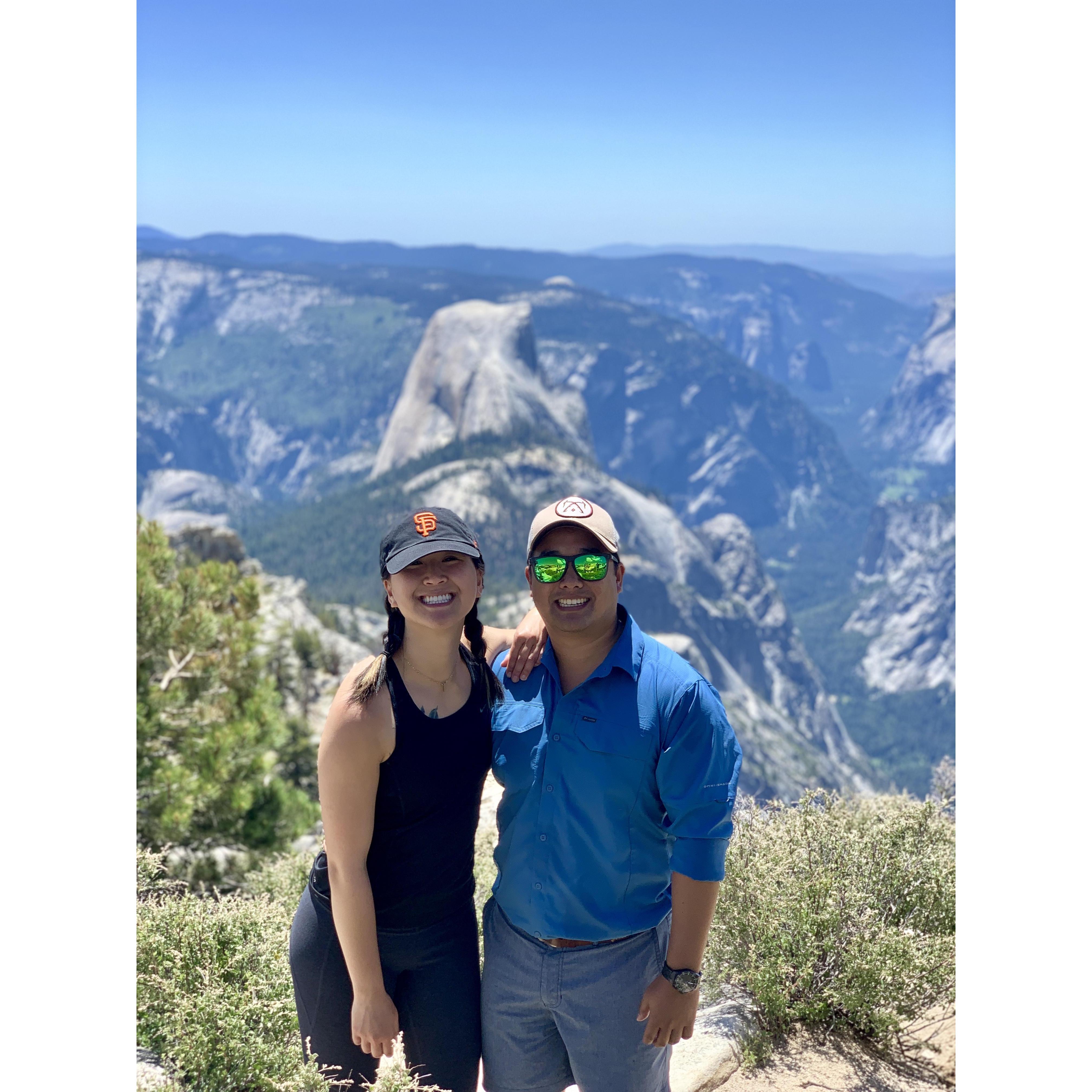 The view from Clouds Rest in Yosemite (2019)