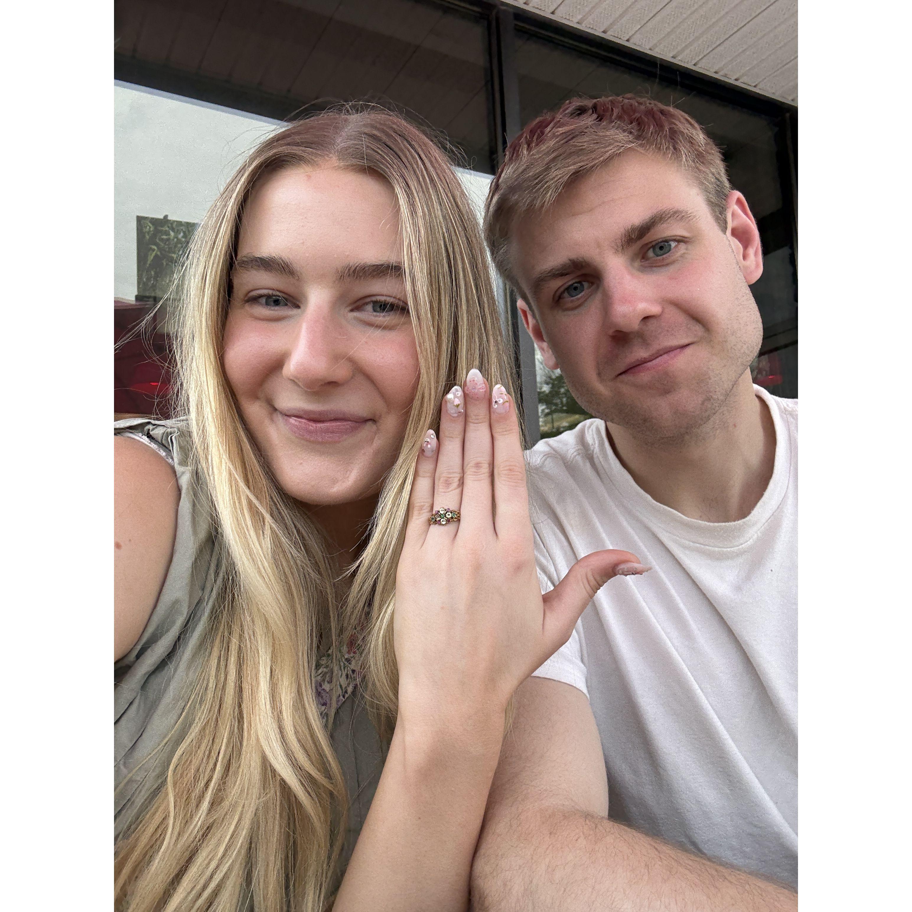 Right after Brock proposed