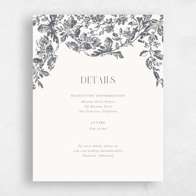 Charcoal, Beige Wedding Enclosure - Treviso