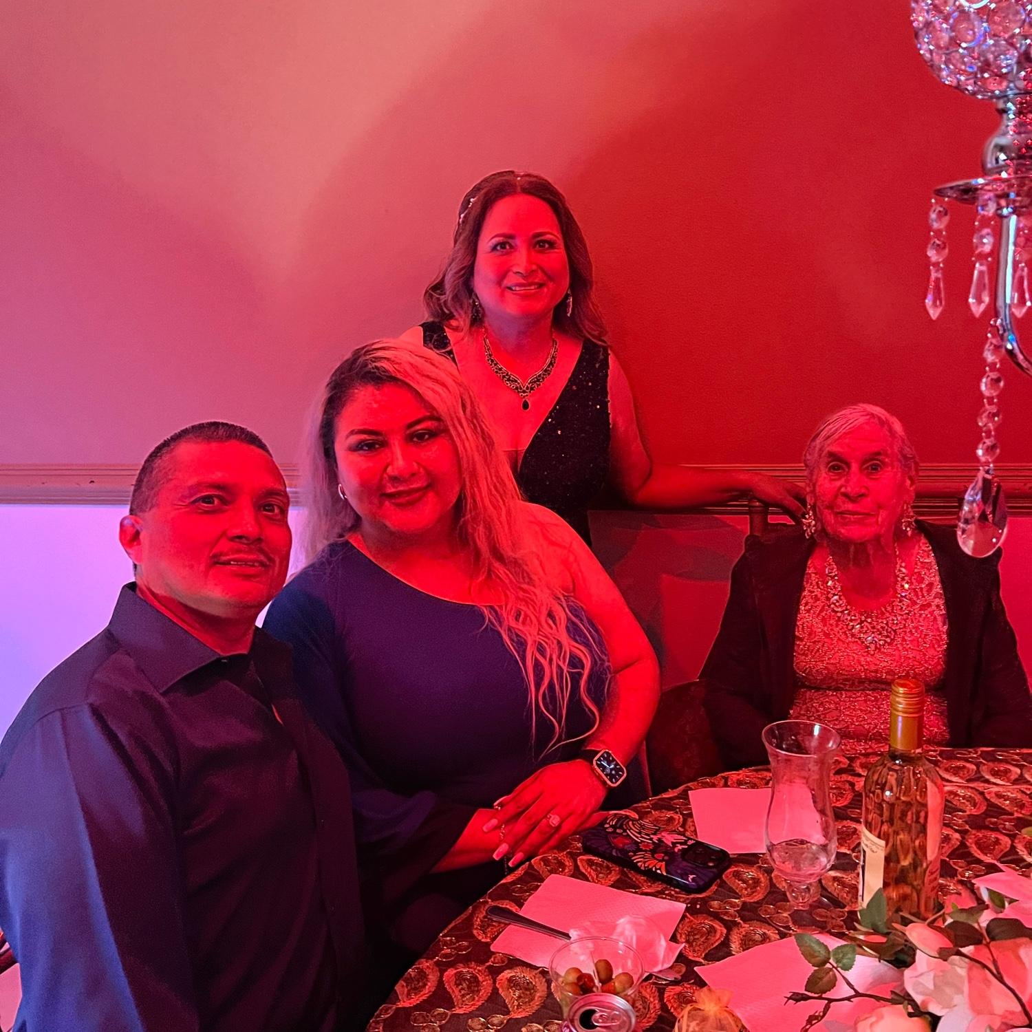 Mr. & Mrs. Barriento’s 50th wedding anniversary. 

Right after this picture, Mrs. Guerra chugged my drink and wanted more! 🥴😅