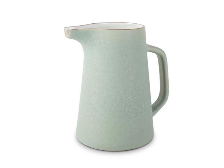 Heath Ceramics Pitcher with Handle in Soapstone and Patina