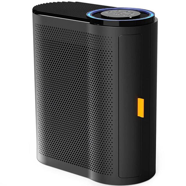 AROEVE Air Purifiers for Large Room Up to 1095 Sq Ft Coverage with Air Quality Sensors H13 True HEPA Filter with Auto Function Remove 99.97% of Dust, Pet Dander, Pollen for Home, Bedroom, MK04- Black