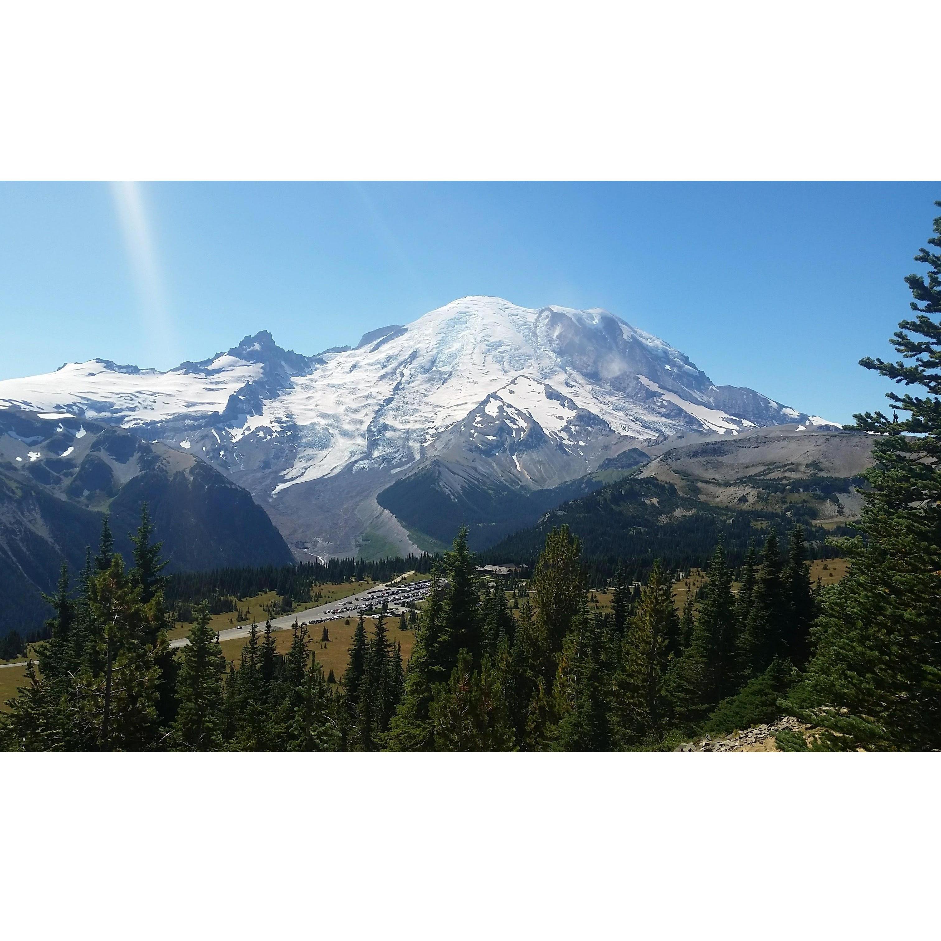 Mt Rainier, Seattle - rainier than anyplace on earth! :-)