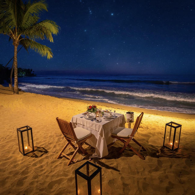 Honeymoon Beach Dinner For Two