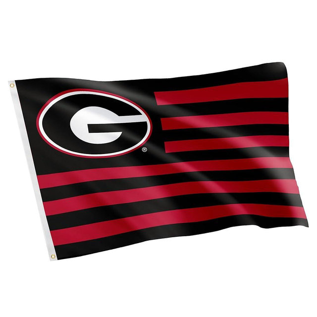 Desert Cactus University of Georgia Indoor and Outdoor 100% Polyester University Flag Banner, 3x5 Feet Bulldogs (Nation)