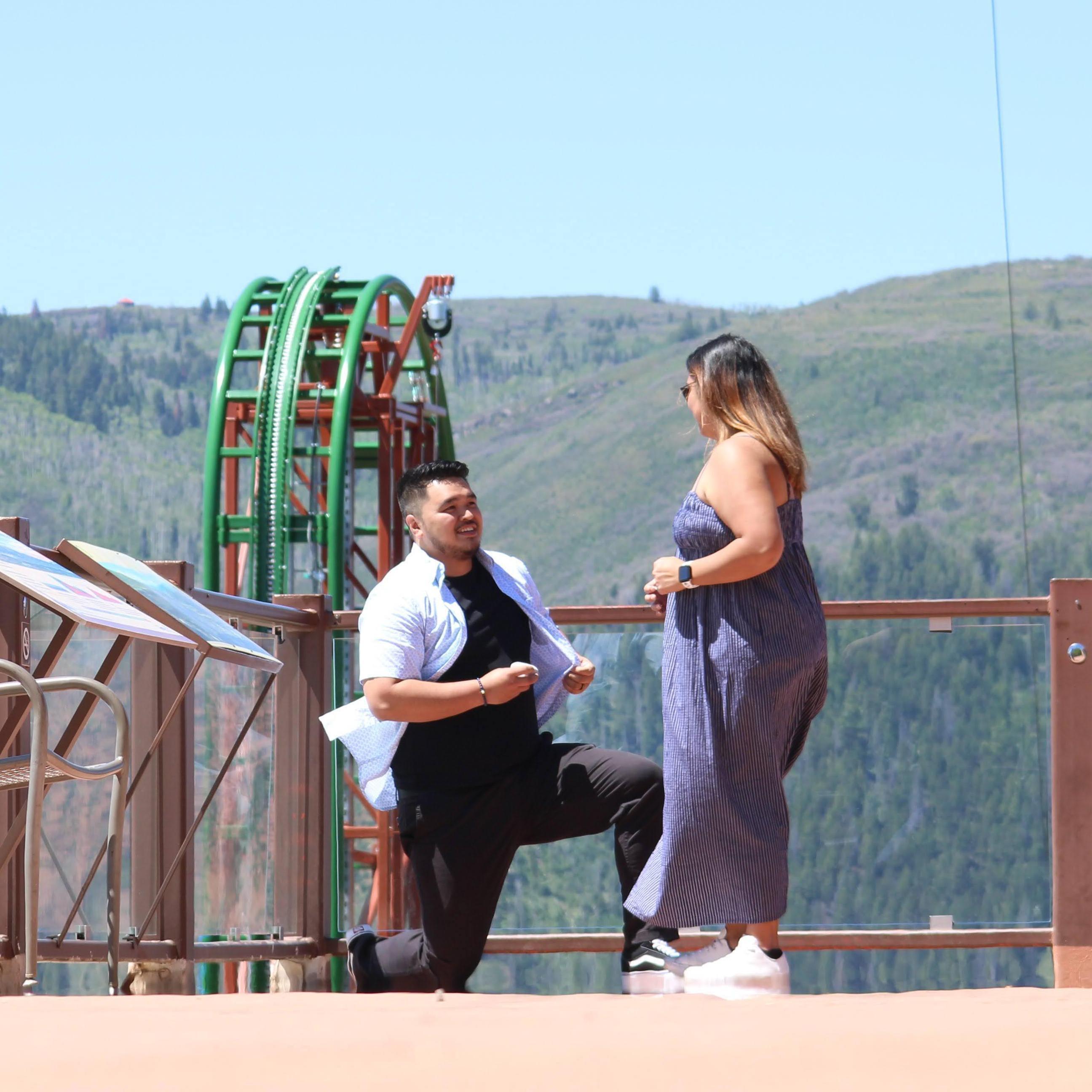 Popping the question!