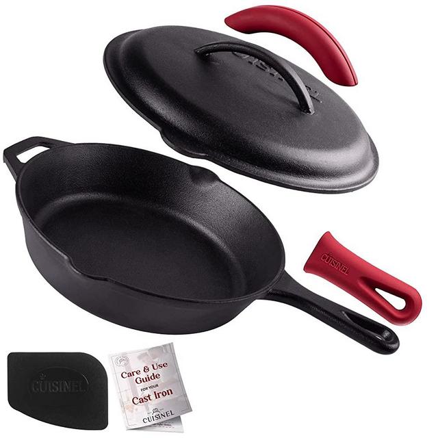 Utopia Kitchen - Saute Fry Pan - Pre-Seasoned Cast Iron Skillet Set 3-Piece  - Nonstick Frying Pan 6 Inch, 8 Inch and 10 Inch - AliExpress