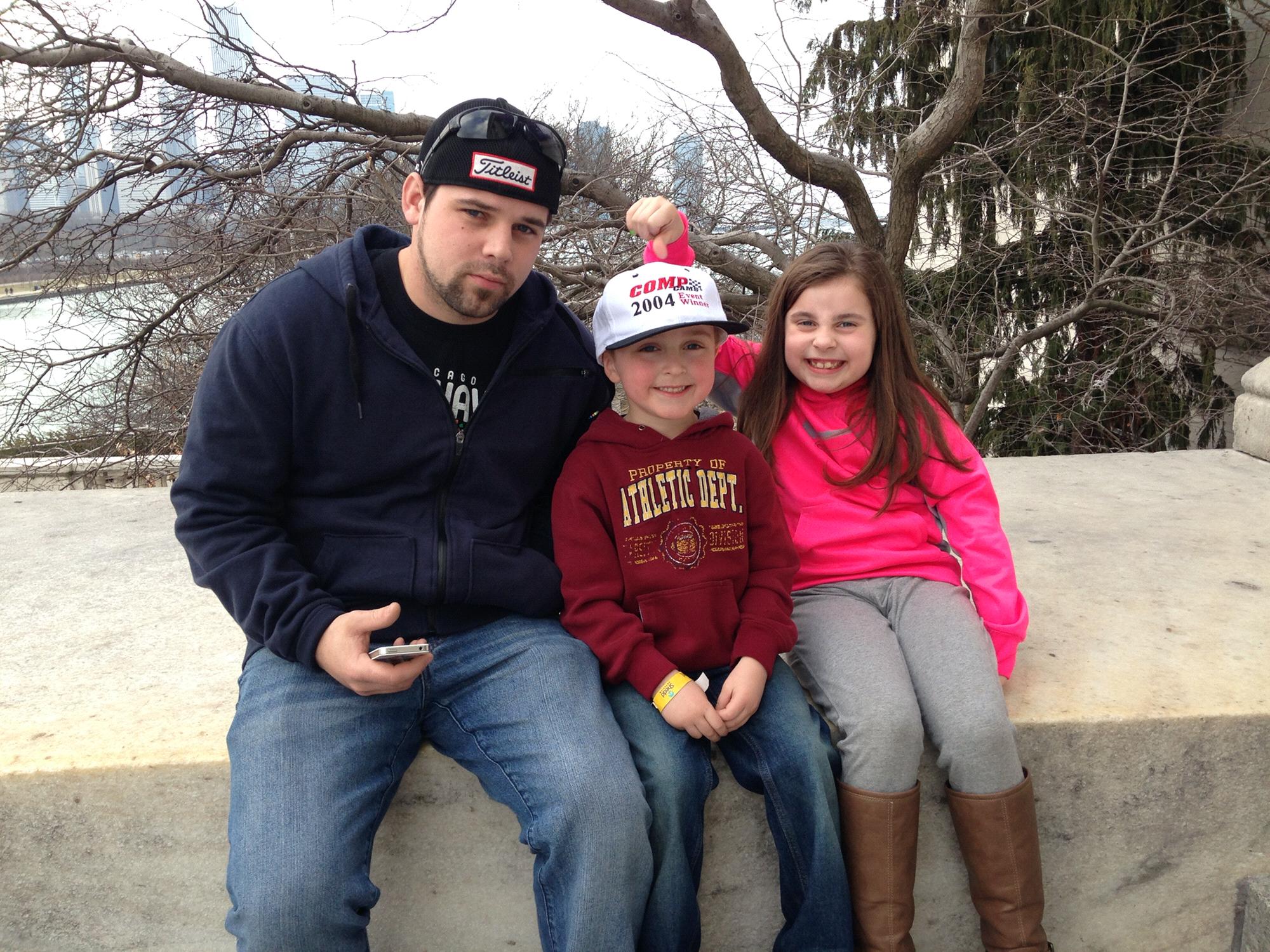 Shedd with Anthony’s niece and nephew - March 2015