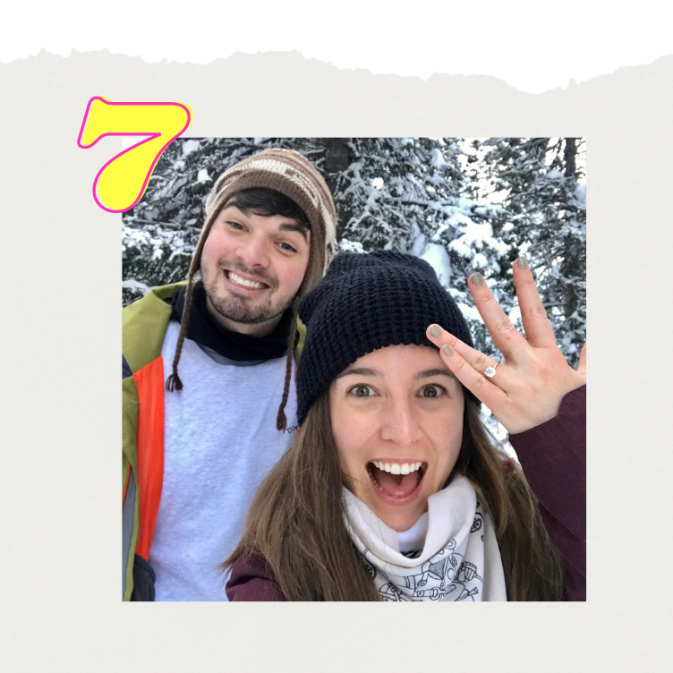 Santa Claus brings Rachel a diamond ring on Christmas morning in 2019! Without hesitation, she says YES! Time to plan a wedding! Or is it... Covid-19 had other plans.