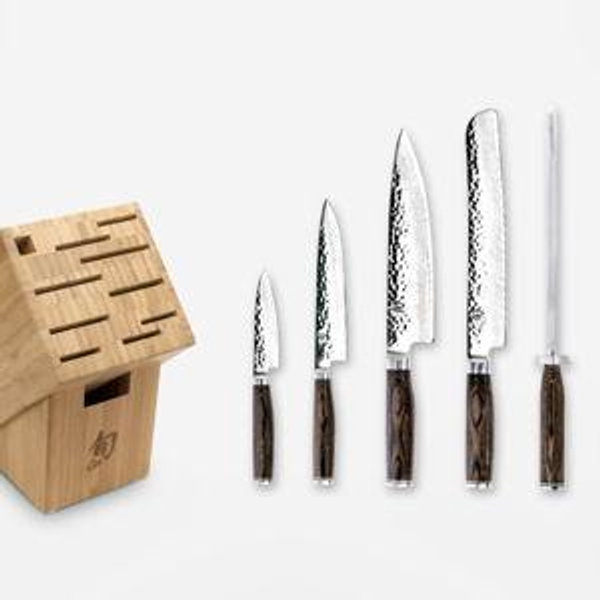Shun Premier Grey 7 Piece Knife Block Set