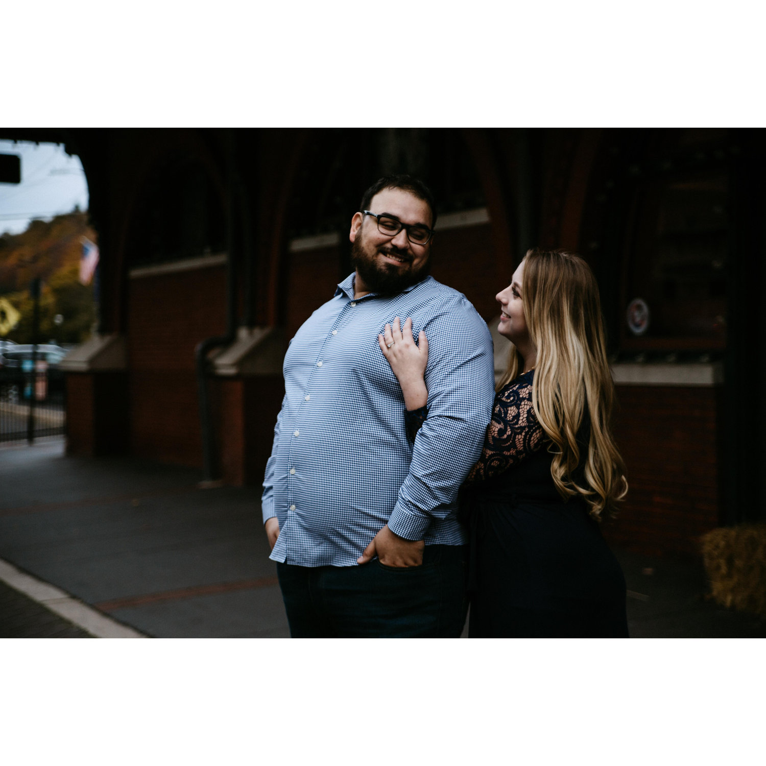 Engagement photo taken in downtown Jim Thorpe
-Kristy Hoadley Photography