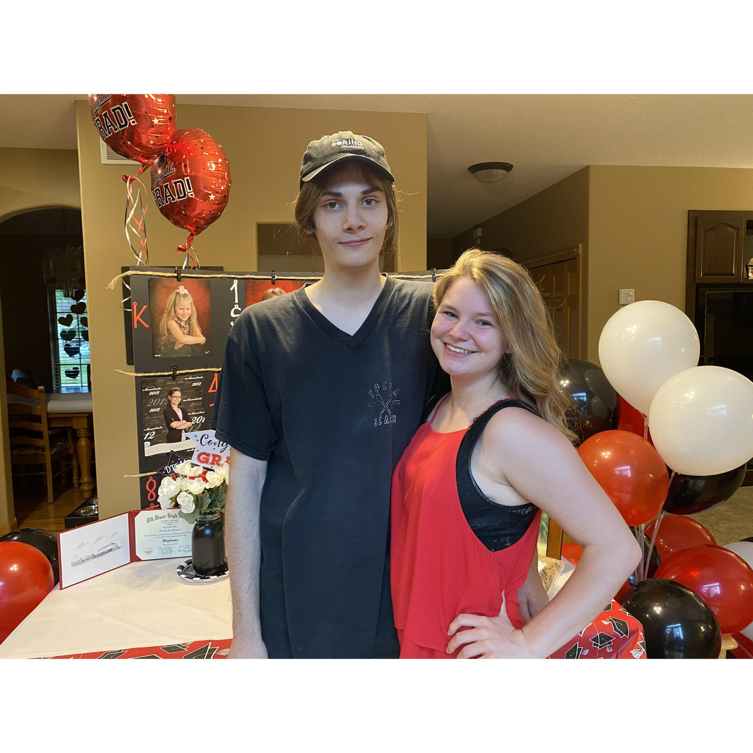 My graduation party during Covid