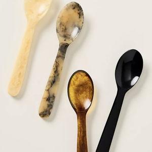 Mignon Resin Teaspoons, Set of 4