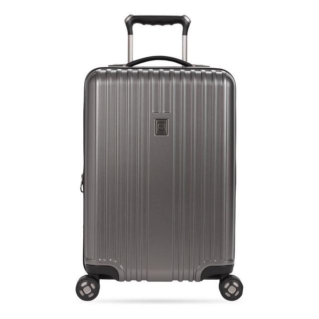 SWISSGEAR 20" Hardside Carry On Suitcase - Gun Metal