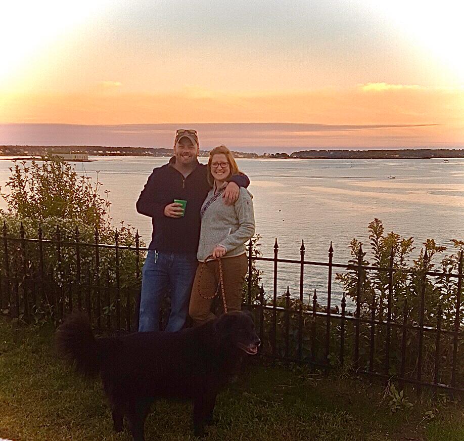 Eastern promenade walk, Portland, Maine.