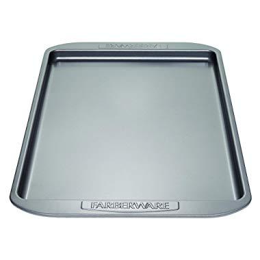 Farberware Nonstick Bakeware 11-Inch x 17-Inch Cookie Pan, Gray